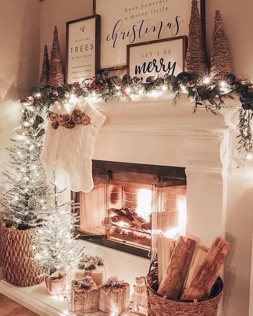 white christmas decor ideas