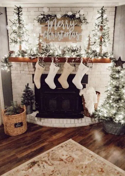 white christmas decor ideas