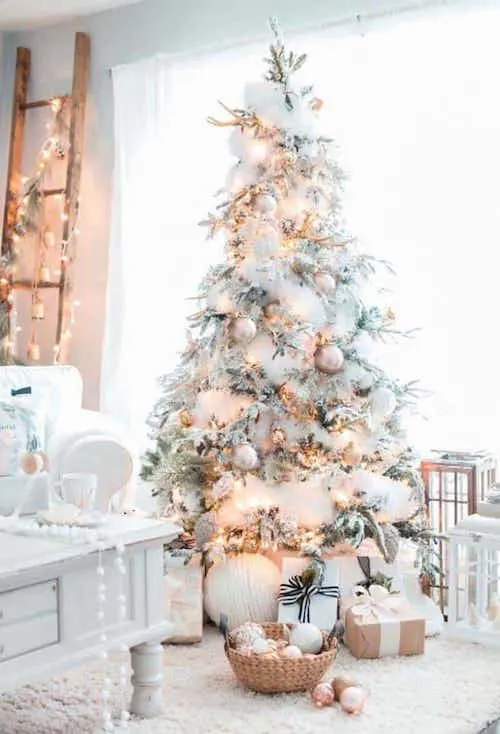 white christmas decor ideas