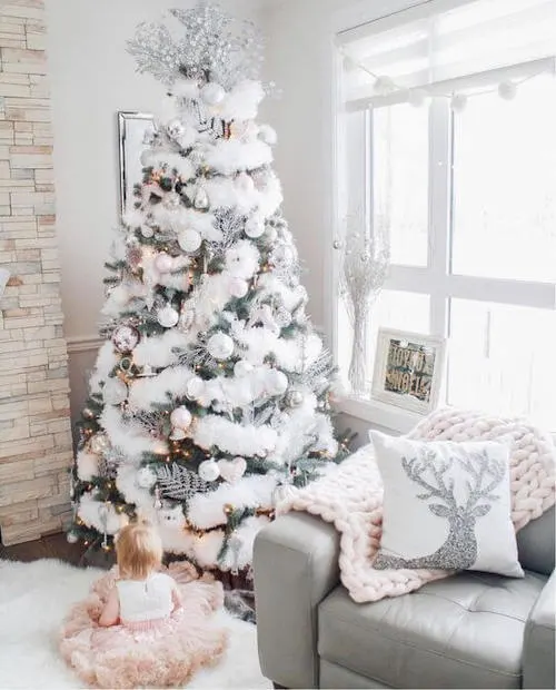 white christmas decor ideas