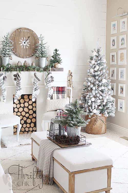 white christmas decor ideas