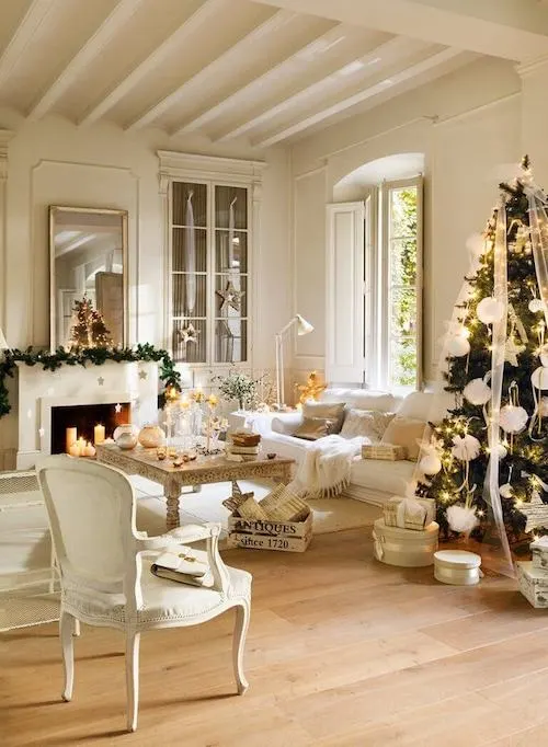 white christmas decor ideas