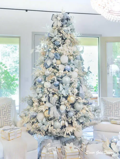 white christmas tree decor ideas