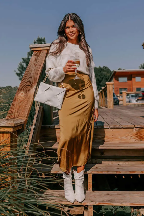 white cowboy boots outfit