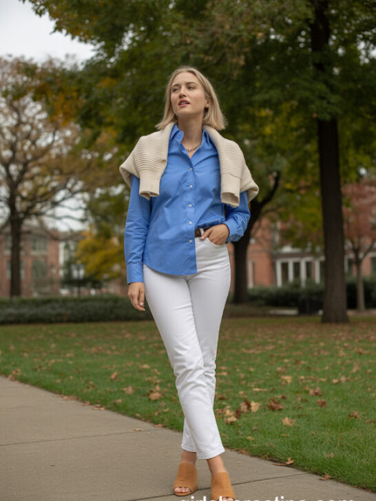 21 Chic Fall White Pants Outfit Ideas for Women: Timeless & Trendy Looks