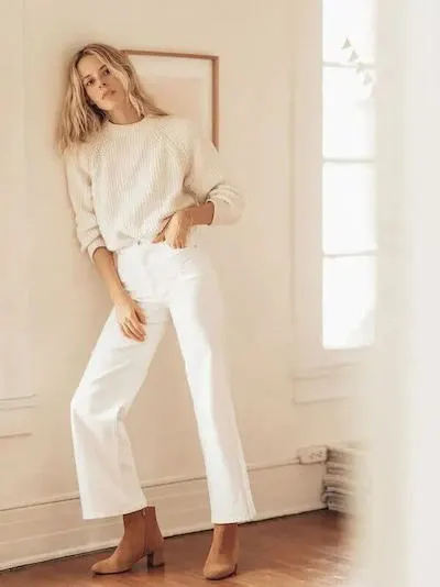 white pants outfit ideas for summer