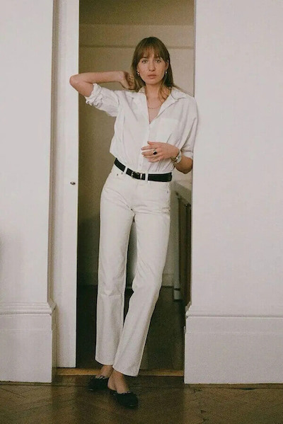 white pants outfit ideas for summer