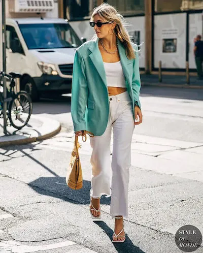 white pants outfit ideas for summer