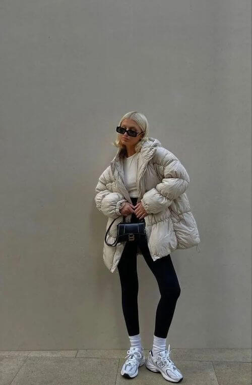 40+ White Puffer Jacket Outfit Ideas For Women [2024]: Cute Ways To ...