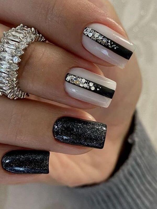 white winter nails