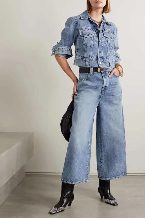 wide leg jeans outfit