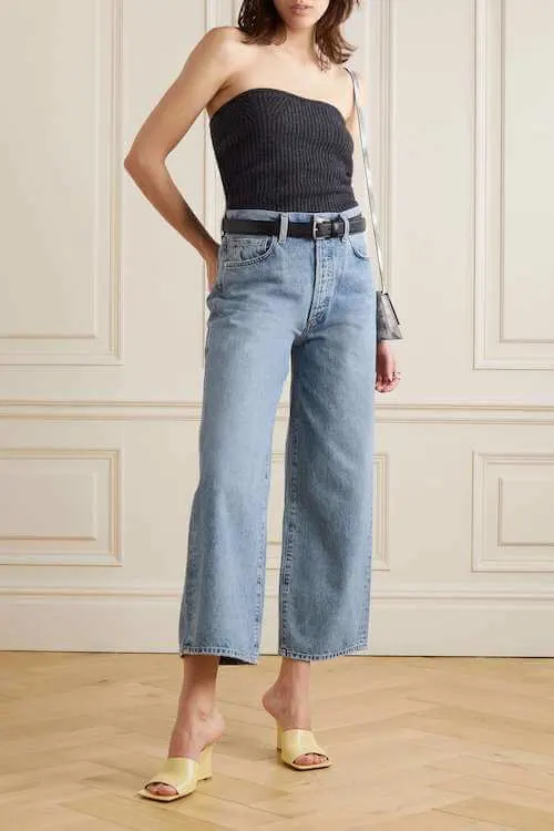 wide leg jeans outfit