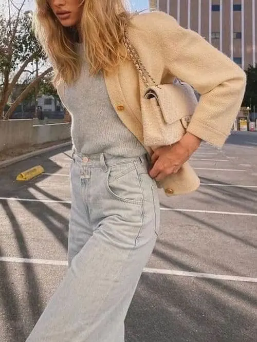 wide leg jeans outfit