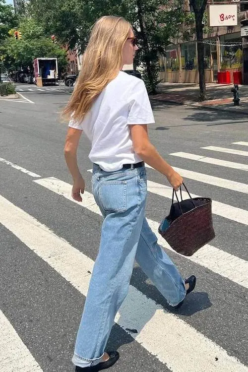 wide leg jeans outfit