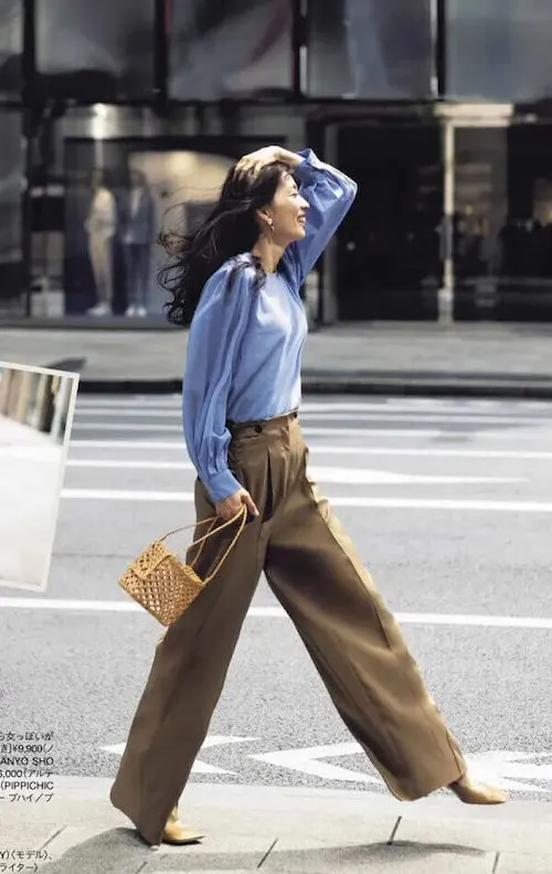 wide leg pants outfit