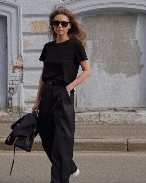 wide leg pants outfit