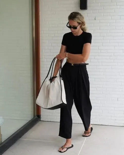 wide leg pants outfits