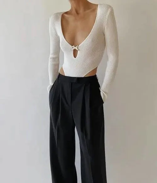 wide leg pants outfits