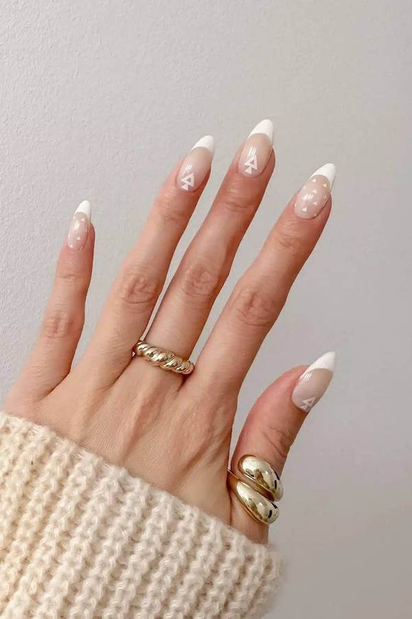 Minimalist White French Tips