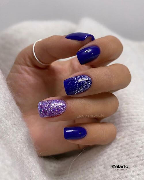 winter blue nail designs