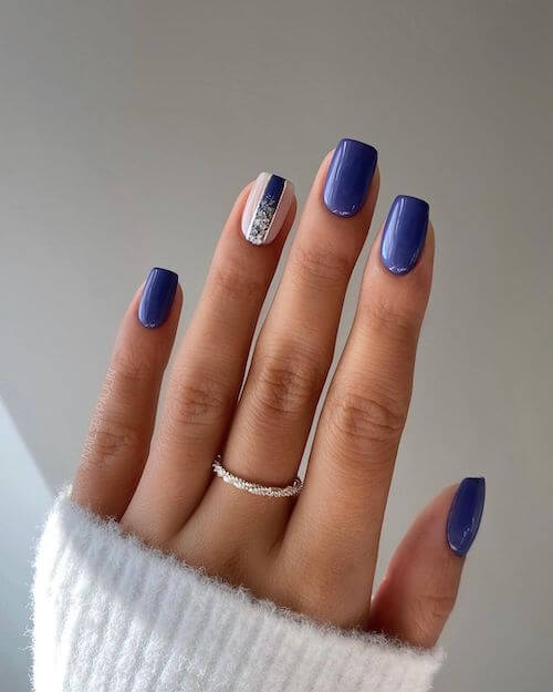 winter blue nail designs