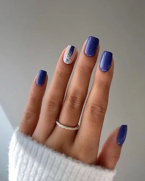 winter blue nail designs