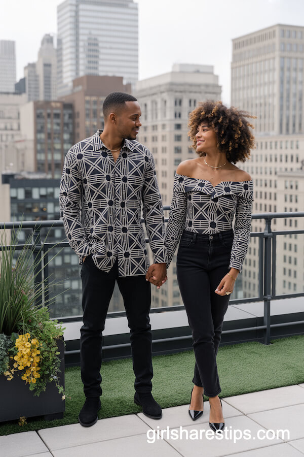 Black And White Geometric Pattern Sets