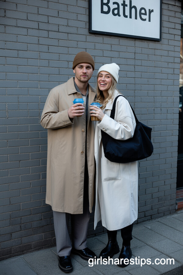 Oversized Coats With Beanies