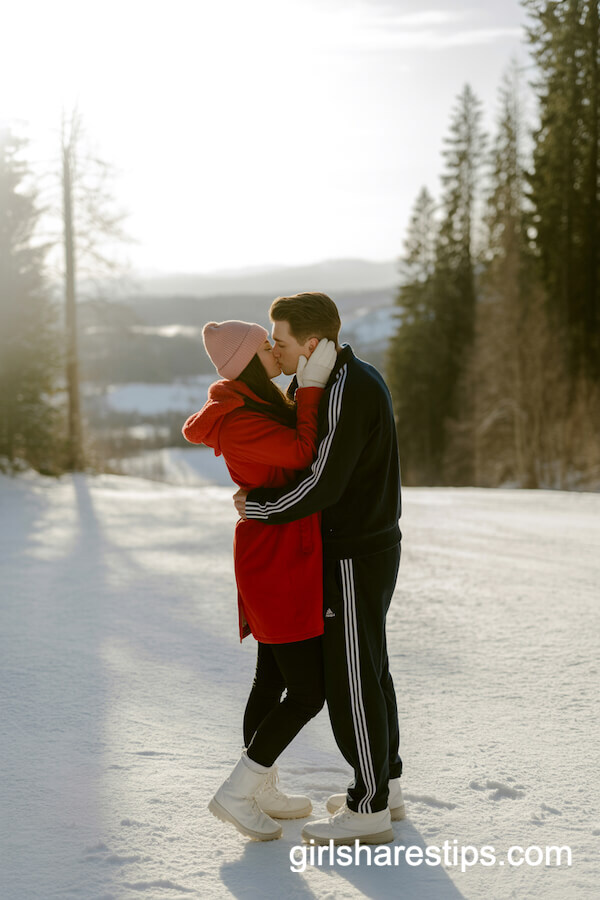 Bright Red Coat And Tracksuit Duo