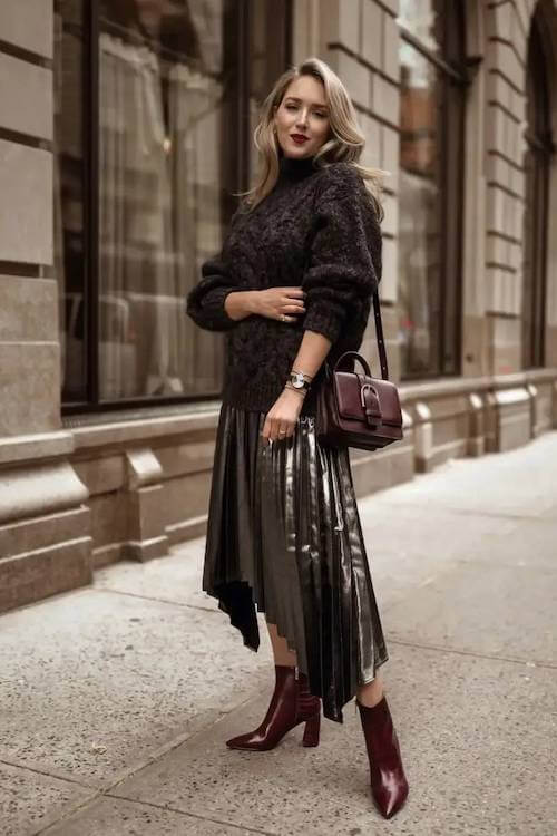 winter dinner date outfit ideas