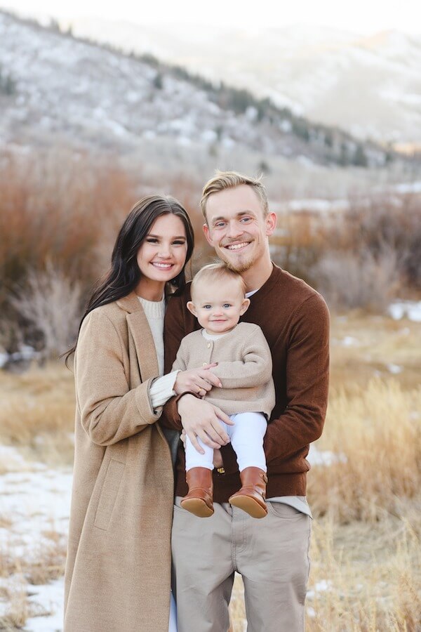 Earth Tone Coordinated Family Winter Outfits