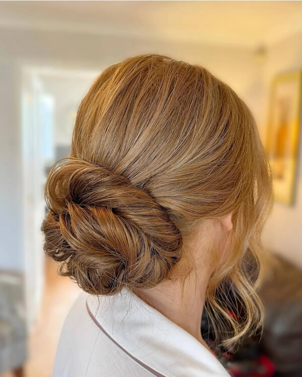 Textured Low Chignon