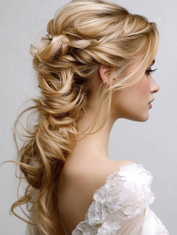 Voluminous Curly Ponytail