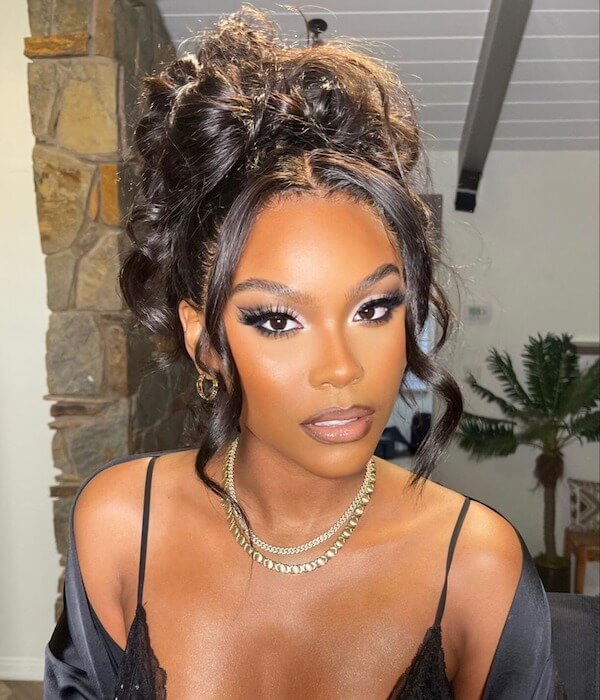 Voluminous Textured Updo