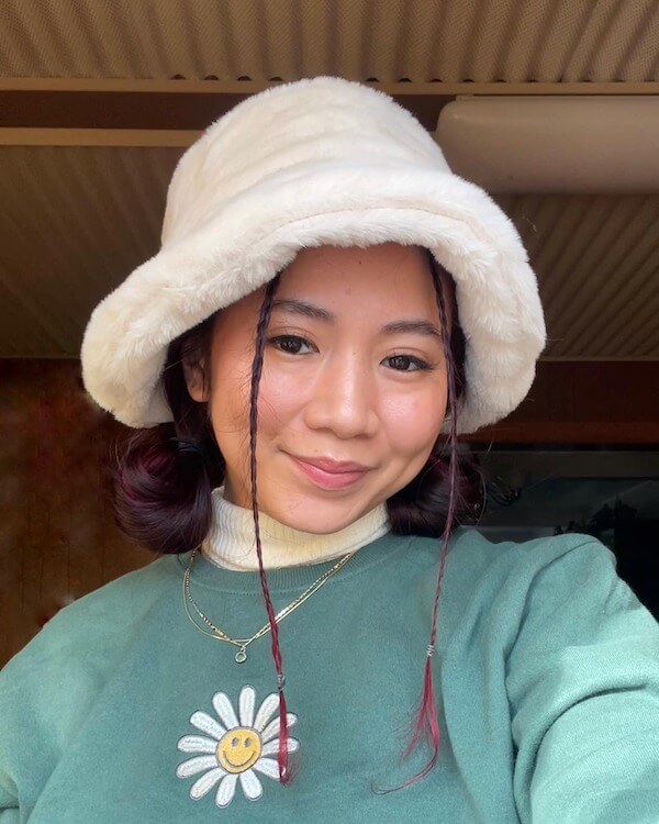 Space Buns With Face Framing Braids
