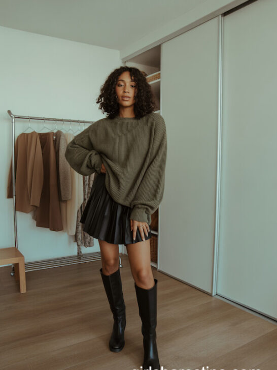 21 Must-Try Winter Knee High Boots Outfit Ideas for Women That Wow