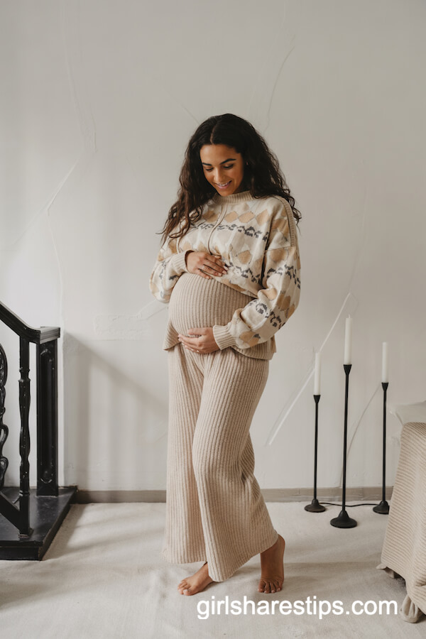 Cream Knit Two-Piece Lounge Set