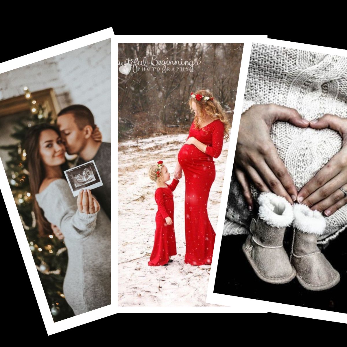 winter pregnancy photoshoot ideas and outfits