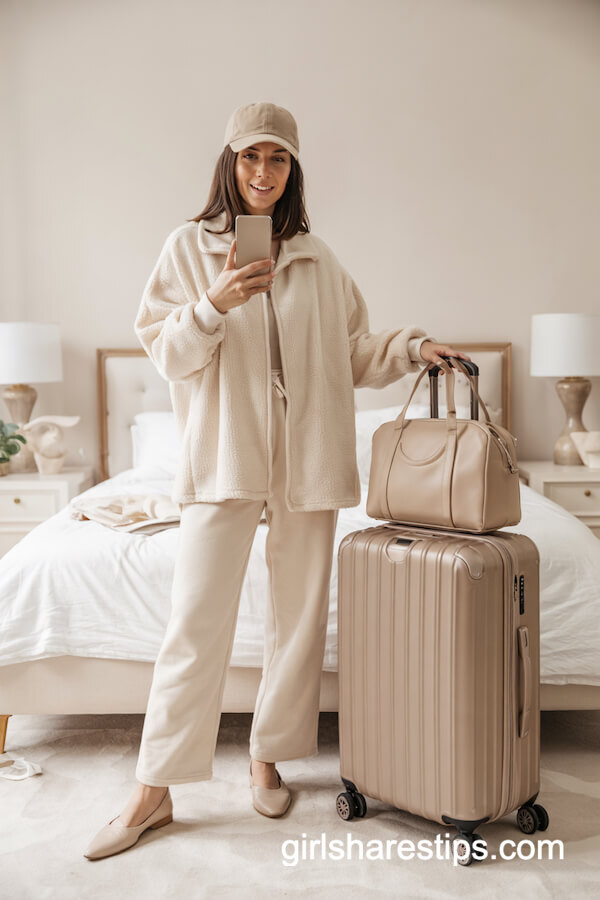 Cream Shacket and Matching Pants