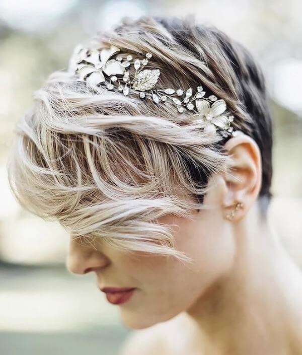 Pixie Cut with Elegant Headband