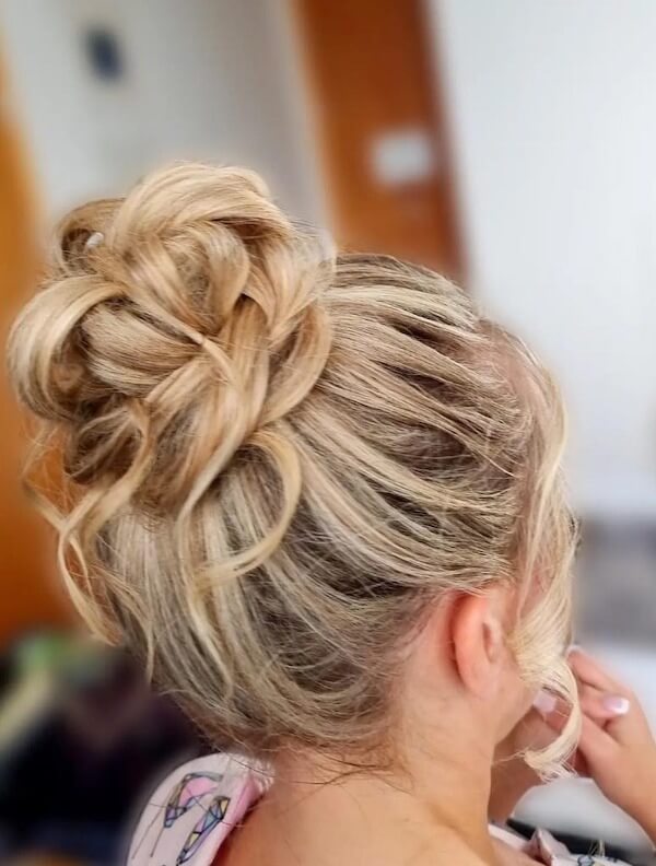 Romantic Voluminous High Bun