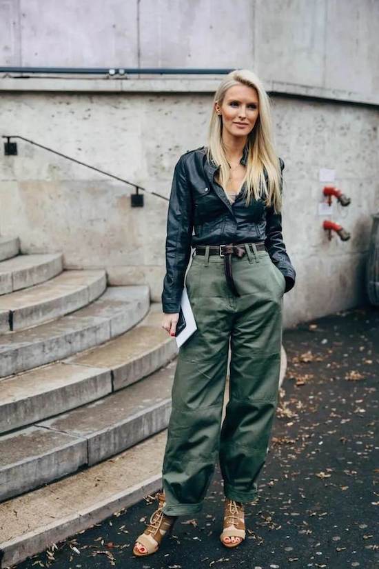 women cargo pants outfit ideas