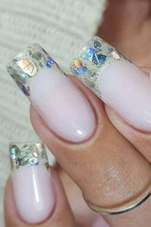 Glitter French Tips