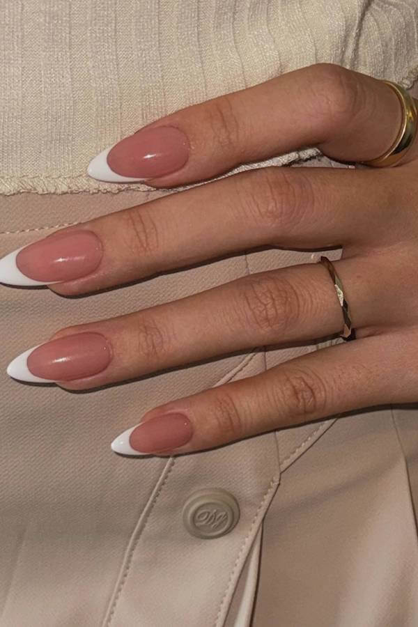 Almond Classic French Tips