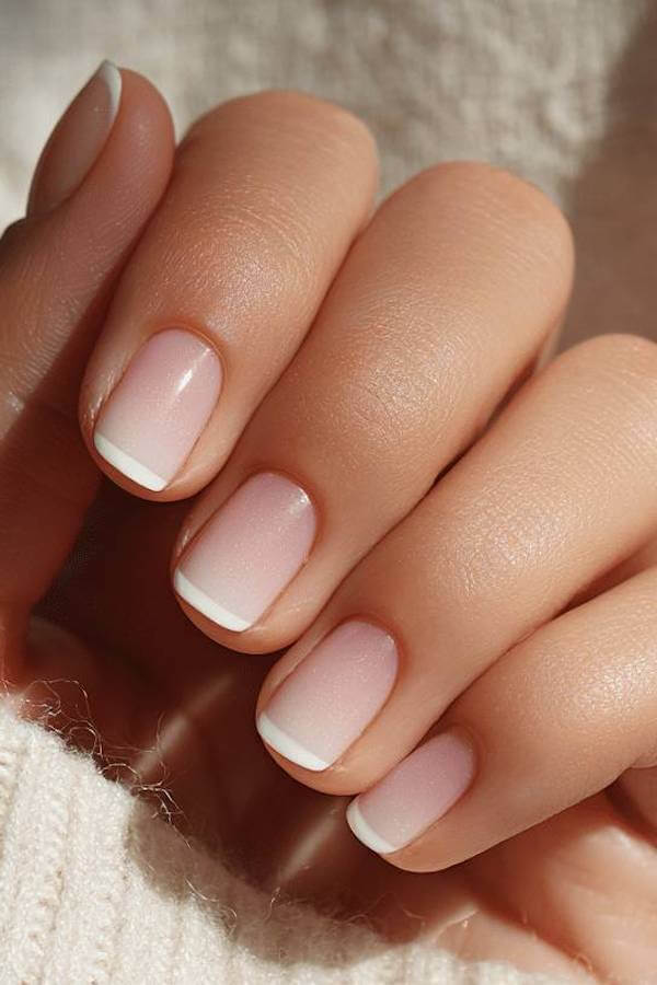 Short Square French Tips