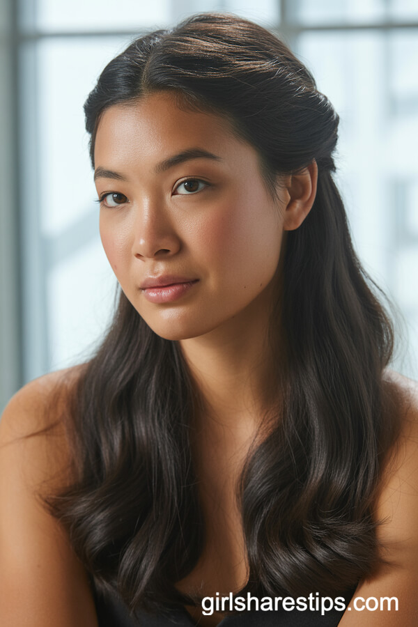 Twisted Half-Up Half-Down