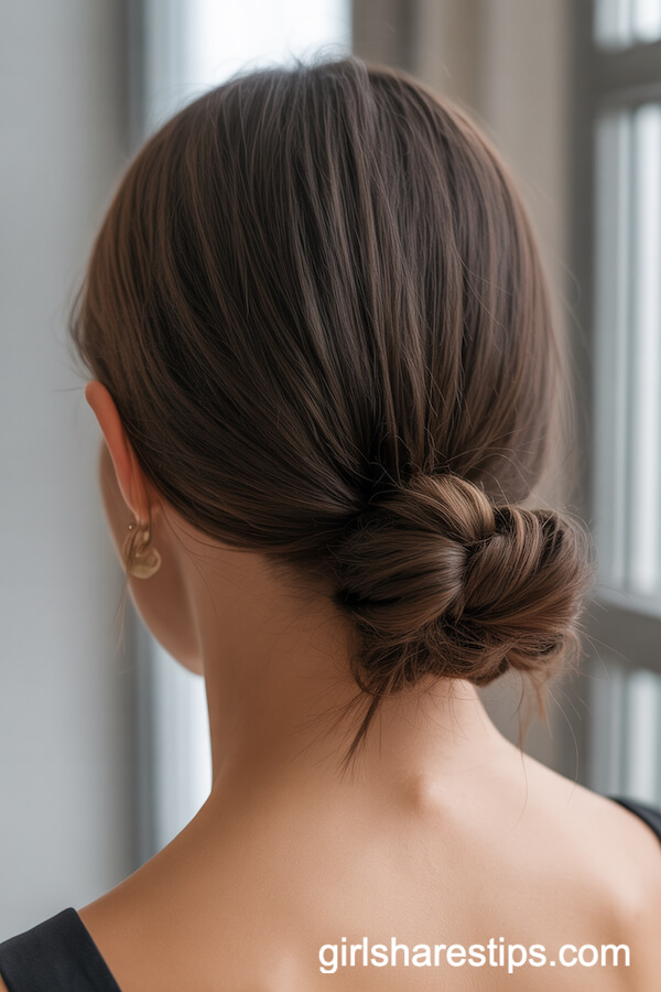Low Twisted Chignon