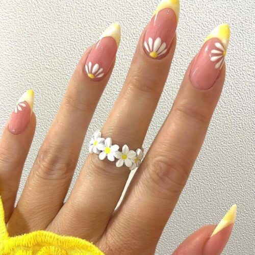 60+ Yellow Spring Nail Designs [2023]: Chic & Cute Yellow Nail Designs For A Sunny Season